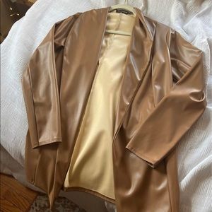 Pretty Little Things Leather Blazer